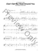 (CAN'T GET MY) HEAD AROUND YOU Guitar and Fretted sheet music cover